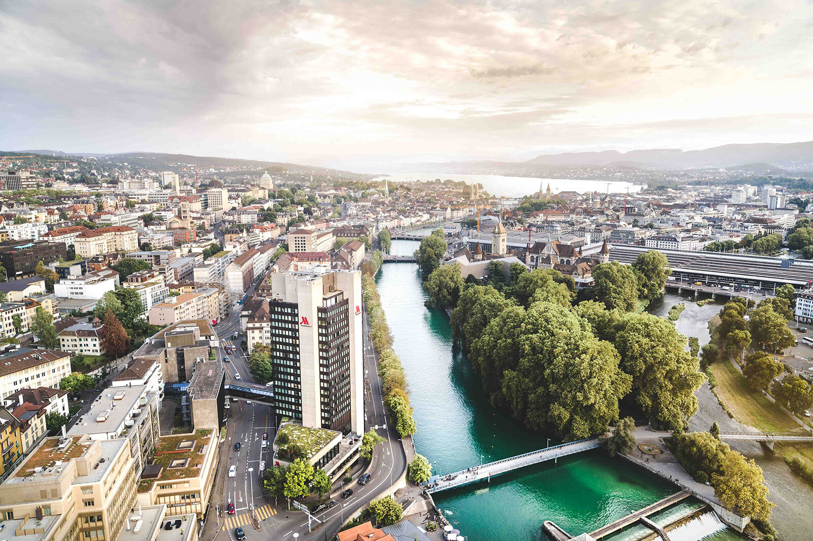 Zürich Marriott Hotel – Aerial View
