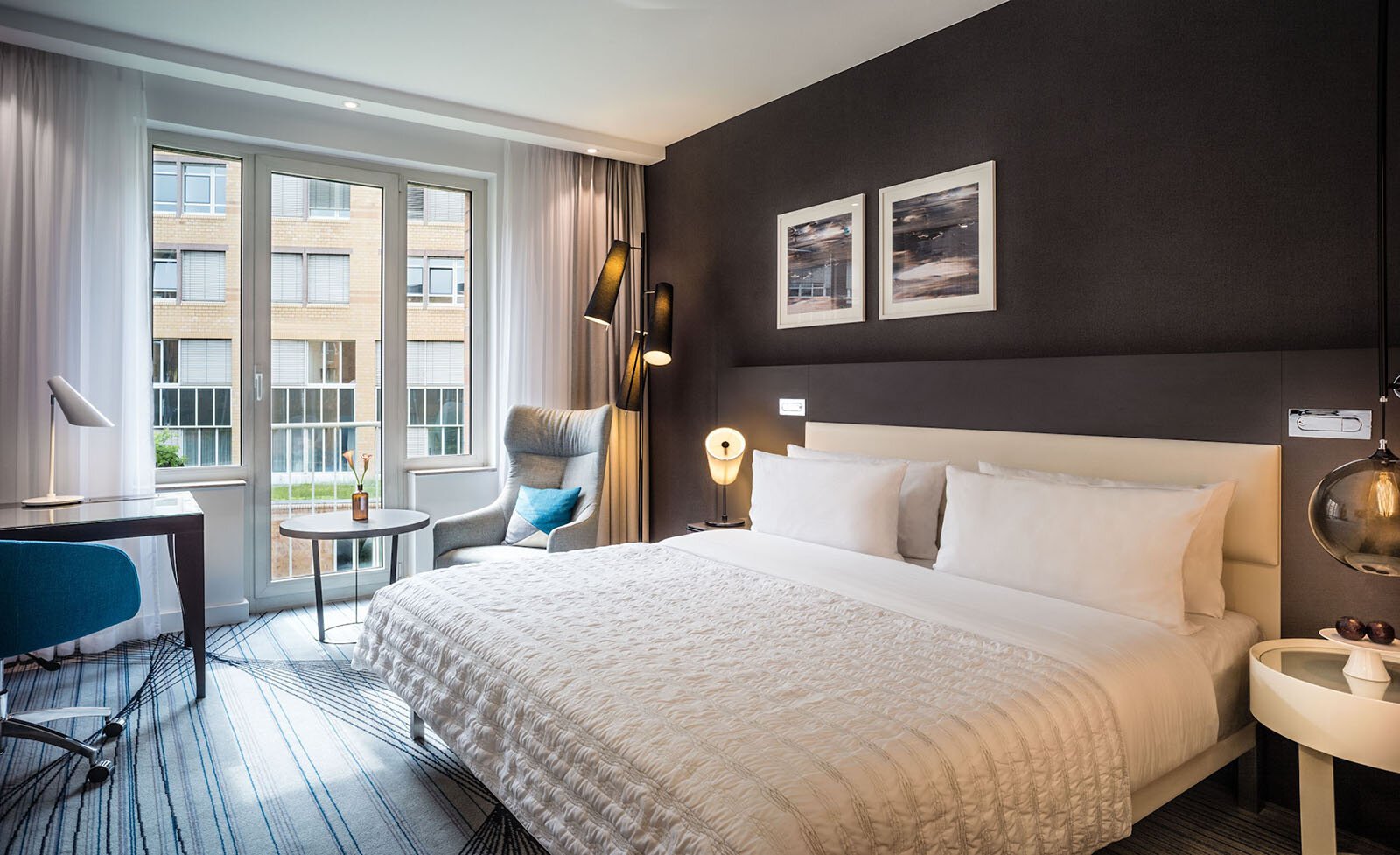 Deluxe King Zimmer im Le Méridien Stuttgart