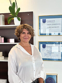 Dijana Pasajlic, CIDESCO Absolventin & Schulleiterin der CIDESCO akkreditierte Kosmetik Ergänzungsschule MG 