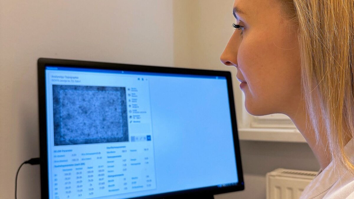 Ebenmäßigkeit der Hautoberfläche