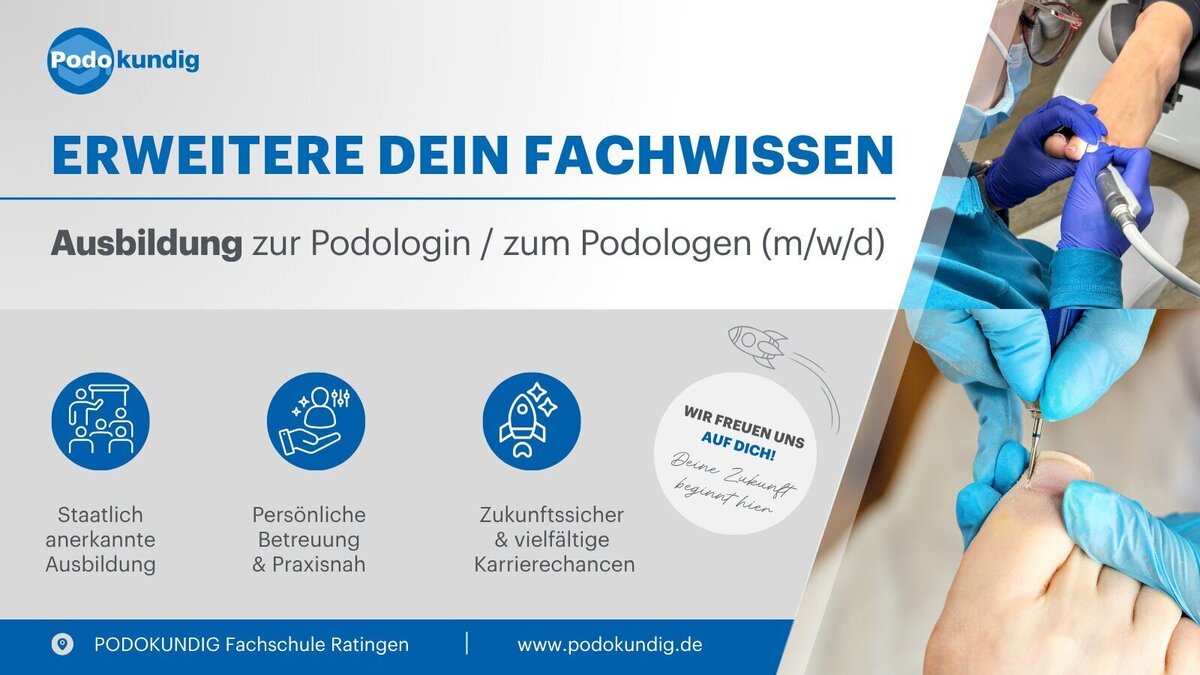 Podokundig Ausbildung
