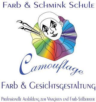 Farb-+Schminkschule Camouflage LightColors Farbdesign  Logo