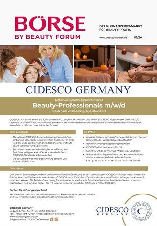 Cover der BEAUTY FORUM Börse 01/2024